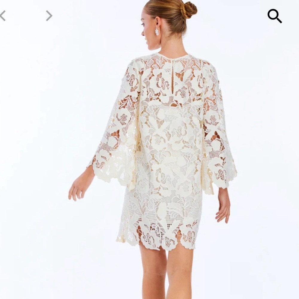 NWT 400.00 MESTIZA Mira Lace Mini Dress SMALL - Picture 5 of 6